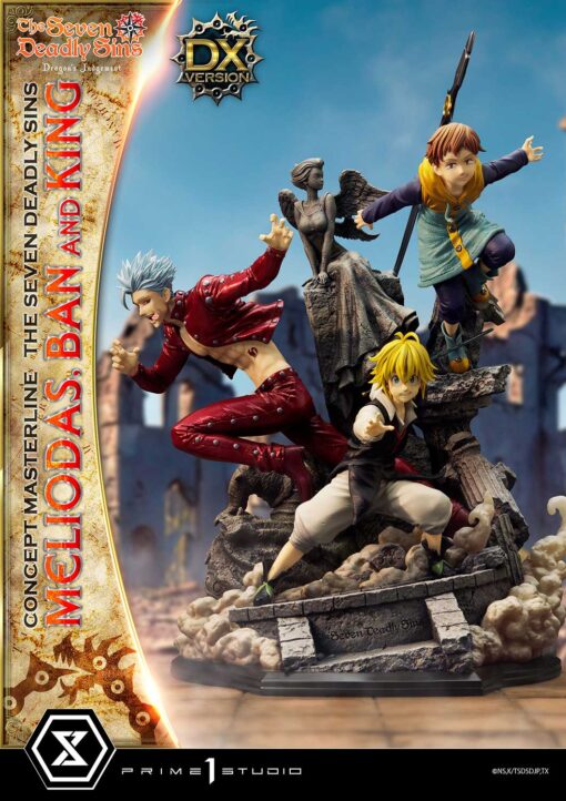 Concept Masterline The Seven Deadly Sins Meliodas, Ban and King - Prime1Studio - Image 7
