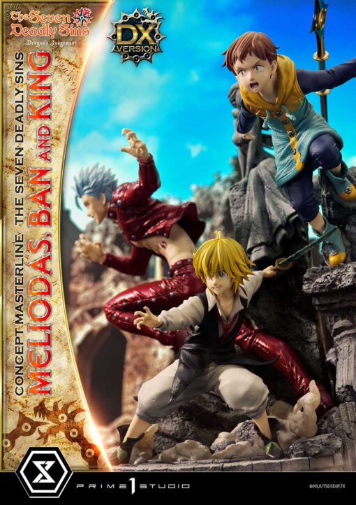 Concept Masterline The Seven Deadly Sins Meliodas, Ban and King - Prime1Studio - Image 3