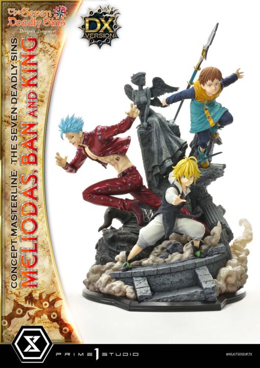Concept Masterline The Seven Deadly Sins Meliodas, Ban and King - Prime1Studio - Image 14