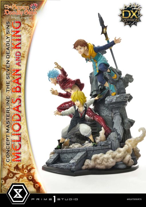 Concept Masterline The Seven Deadly Sins Meliodas, Ban and King - Prime1Studio - Image 16
