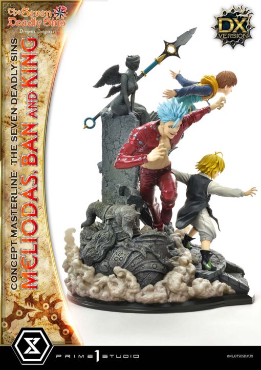 Concept Masterline The Seven Deadly Sins Meliodas, Ban and King - Prime1Studio - Image 17