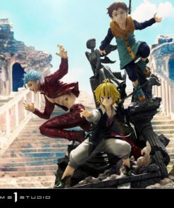 Alternative view of Concept Masterline The Seven Deadly Sins Meliodas, Ban and King - Prime1Studio