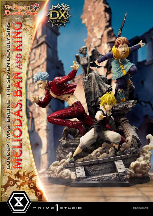 Concept Masterline The Seven Deadly Sins Meliodas, Ban and King - Prime1Studio