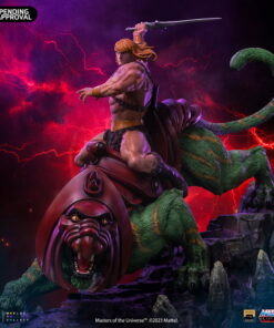 He-man and Battle Cat Deluxe - Masters of the Universe - Art Scale 1/10 - Iron Studios - Image 7
