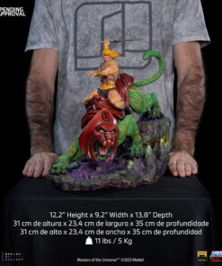Alternative view of He-man and Battle Cat Deluxe - Masters of the Universe - Art Scale 1/10 - Iron Studios