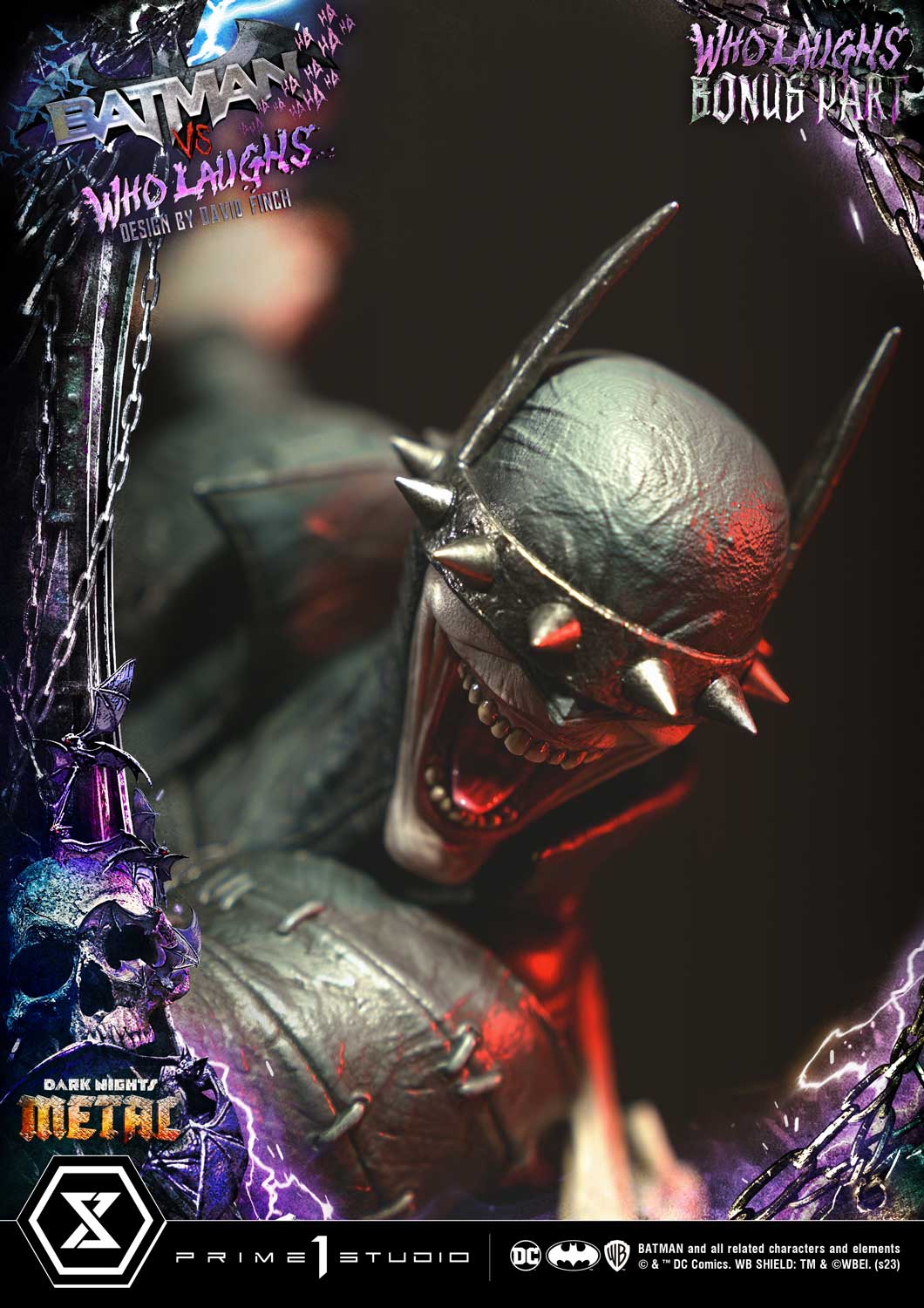 Dark Nights: Metal (Comics) Batman versus Batman Who Laughs (Design by David Finch) DX Bonus Version - Image 4