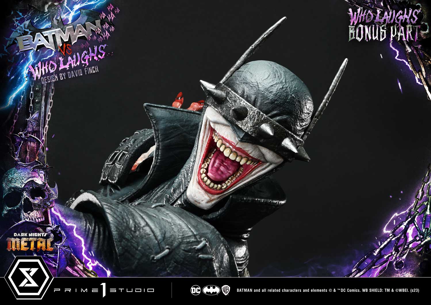 Dark Nights: Metal (Comics) Batman versus Batman Who Laughs (Design by David Finch) DX Bonus Version - Image 7
