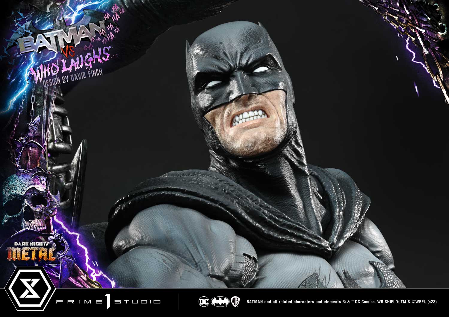 Dark Nights: Metal (Comics) Batman versus Batman Who Laughs (Design by David Finch) DX Bonus Version - Image 57