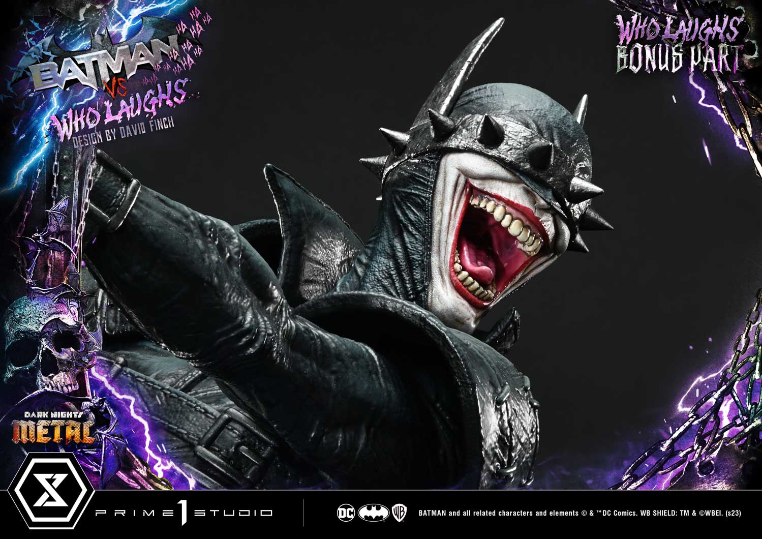 Dark Nights: Metal (Comics) Batman versus Batman Who Laughs (Design by David Finch) DX Bonus Version - Image 63