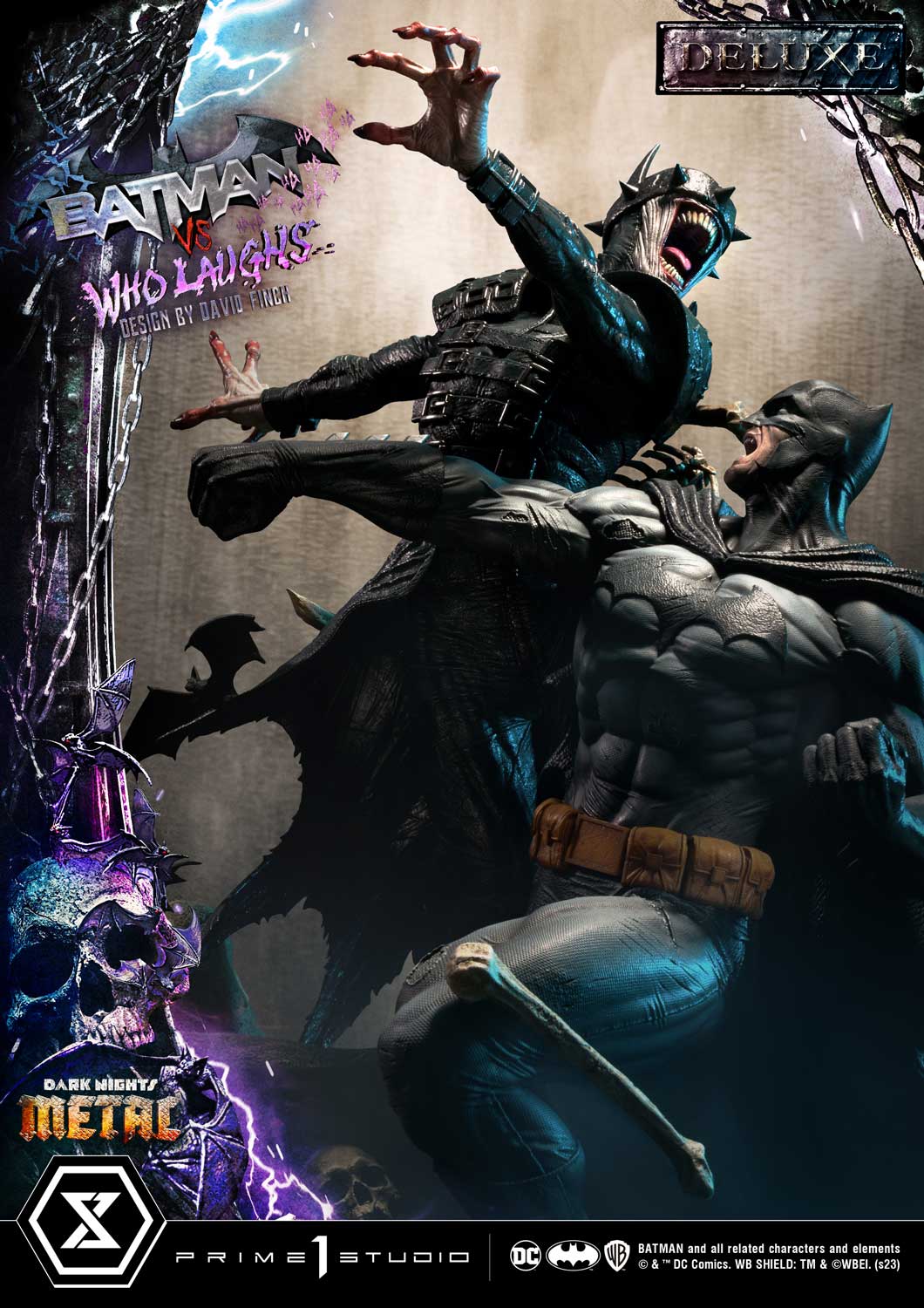 Dark Nights: Metal (Comics) Batman versus Batman Who Laughs (Design by David Finch) DX Bonus Version - Image 75