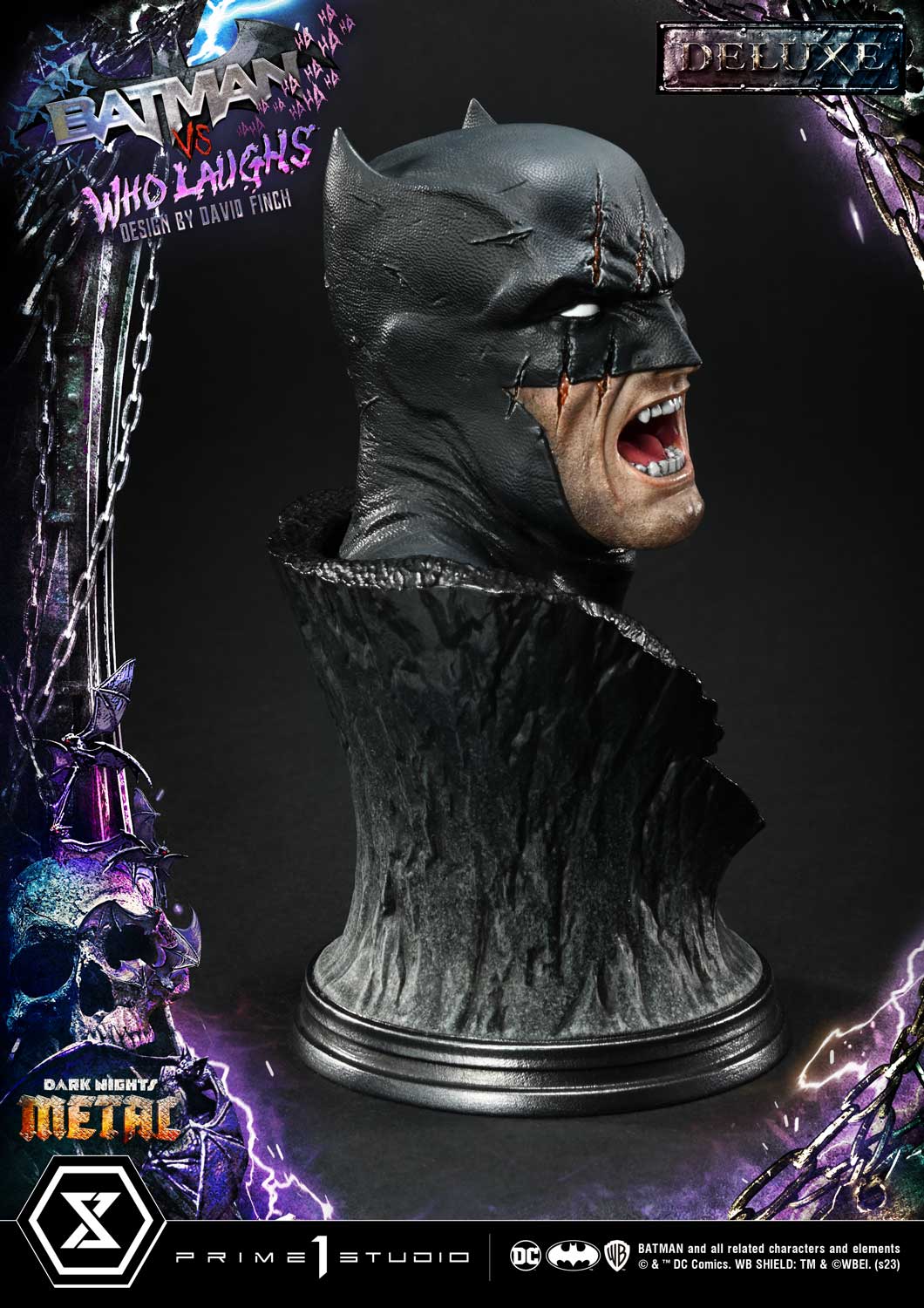 Dark Nights: Metal (Comics) Batman versus Batman Who Laughs (Design by David Finch) DX Bonus Version - Image 78