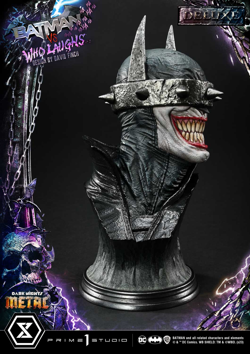 Dark Nights: Metal (Comics) Batman versus Batman Who Laughs (Design by David Finch) DX Bonus Version - Image 91