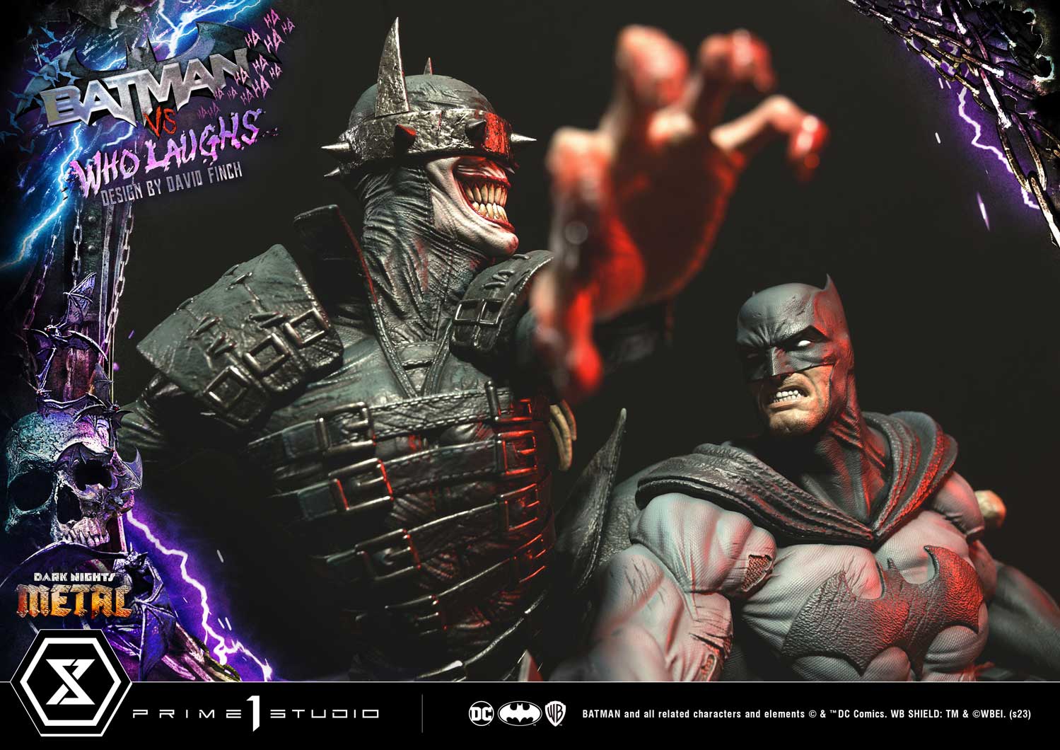 Dark Nights: Metal (Comics) Batman versus Batman Who Laughs (Design by David Finch) DX Bonus Version - Image 116