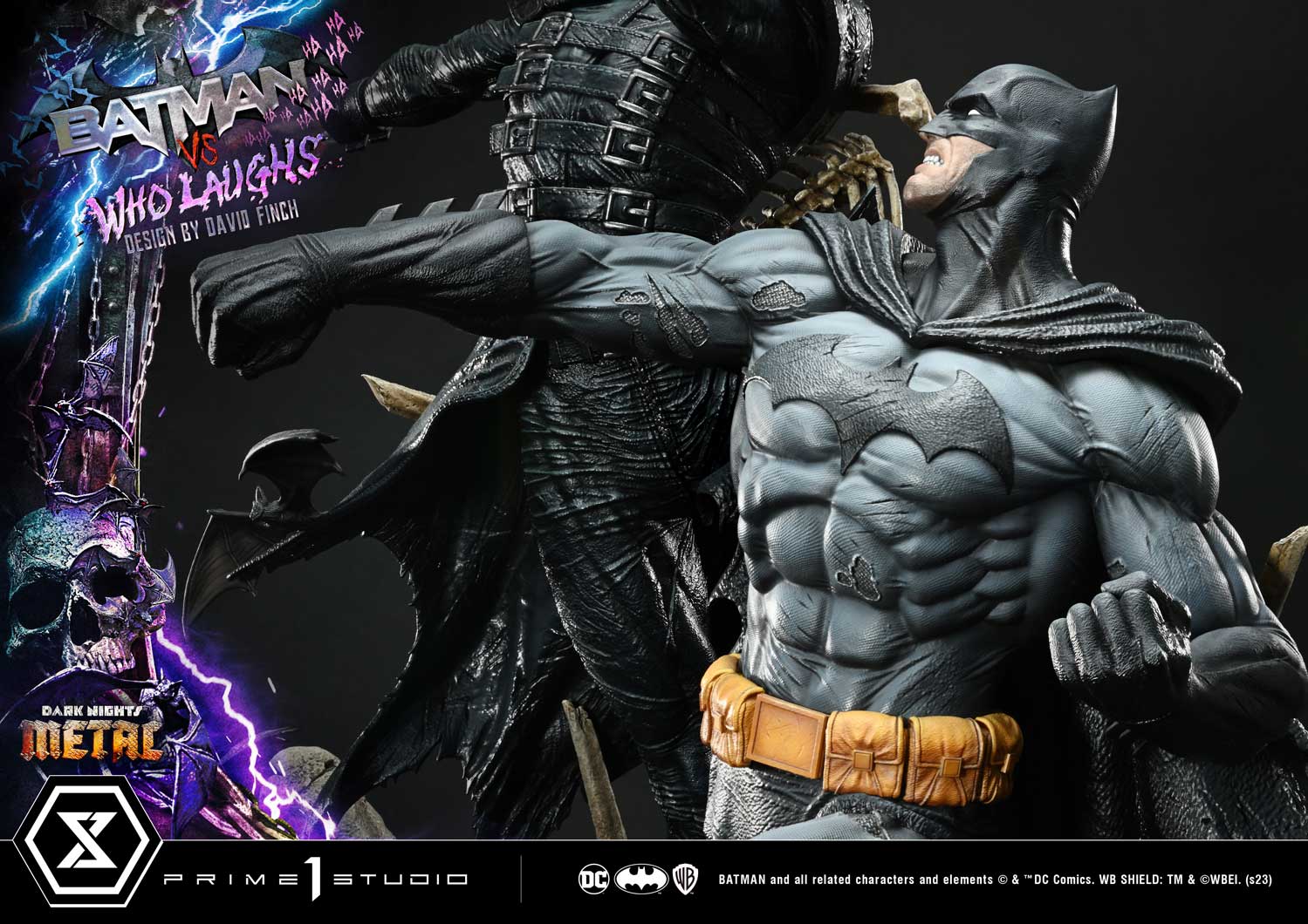 Dark Nights: Metal (Comics) Batman versus Batman Who Laughs (Design by David Finch) DX Bonus Version - Image 130