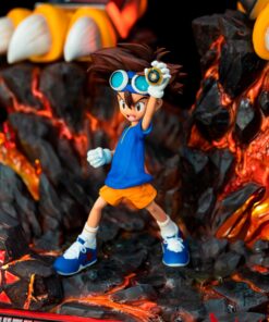 Alternative view of Taichi Yagami & WarGreymon statue by BandaiNamco - Infinity Studio