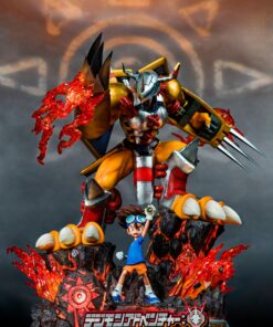 Taichi Yagami & WarGreymon statue by BandaiNamco - Infinity Studio