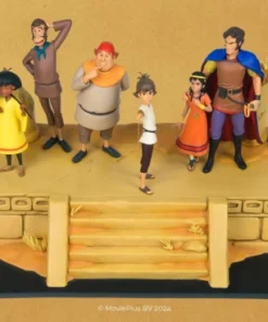 The Mysterious Cities of Gold Base decoration of the ruins of the temple + 6 Characters set By LMZ Collectibles - displayed - Image 3