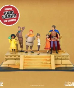 The Mysterious Cities of Gold Base decoration of the ruins of the temple + 6 Characters set By LMZ Collectibles - displayed - Image 5