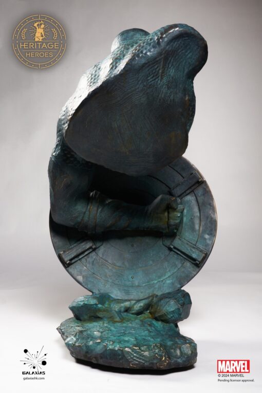 Captain America 1/1 scale bronze statue By Galaxias HK - Image 4