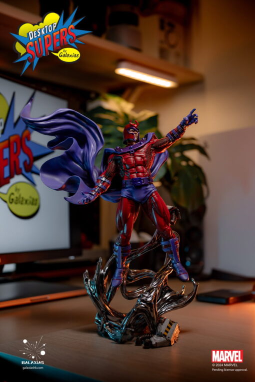 Galaxias Desktop Super #1 Magneto 1/8 PVC Figure - Image 2