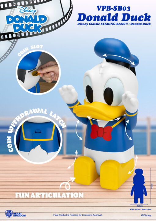 Disney Classic SYAKING-BANG!! Donald Duck - Beast Kingdom - Image 3