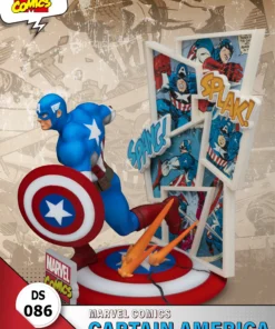 Beast Kingdom DS-086 Marvel Comics Captain America Diorama Stage D-Stage Figure Statue - Image 6