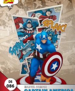 Beast Kingdom DS-086 Marvel Comics Captain America Diorama Stage D-Stage Figure Statue - Image 8