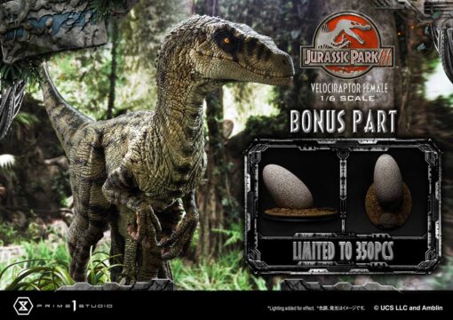 Legacy Museum Collection Jurassic Park III (Film) Velociraptor Female 1/6 scale Bonus Version - Prime1Studio - Image 31