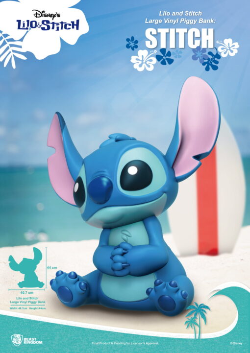 Lilo and Stitch Large Vinyl Piggy Bank: Stitch - Beast Kingdom - Image 5