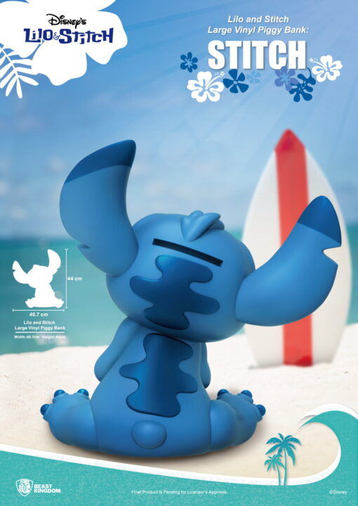 Lilo and Stitch Large Vinyl Piggy Bank: Stitch - Beast Kingdom - Image 4