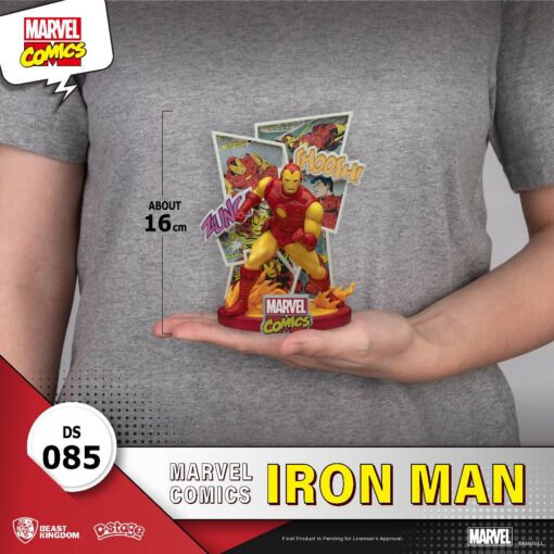 Beast Kingdom DS-085 Marvel Comics Iron Man Diorama Stage D-Stage Figure Statue - Image 2