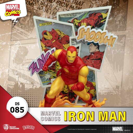 Beast Kingdom DS-085 Marvel Comics Iron Man Diorama Stage D-Stage Figure Statue - Image 11