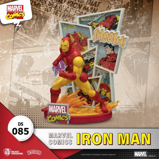 Beast Kingdom DS-085 Marvel Comics Iron Man Diorama Stage D-Stage Figure Statue - Image 12