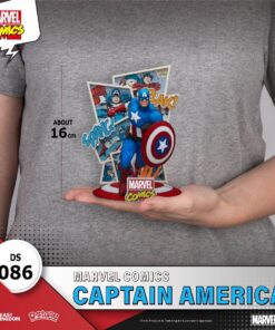 Alternative view of Beast Kingdom DS-086 Marvel Comics Captain America Diorama Stage D-Stage Figure Statue