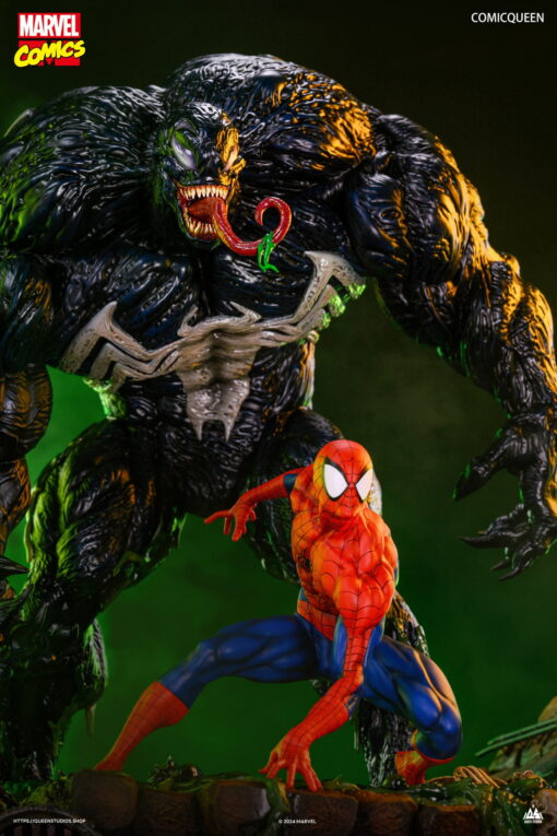 Queen Studios Spider-Man VS Venom 1/4  Statue - Premium Edition - Image 19