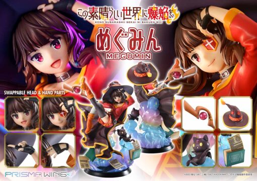 Prisma Wing TV Animation Konusuba – An Explosion on This Wonderful World! Megumin 1/7 Scale Pre-Painted Figure - Prime1Studio - Image 3