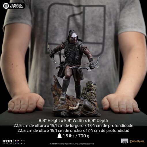 Lurtz, Uruk-hai Leader - Lord of the Rings - Art Scale 1/10 - Iron Studios - Image 2