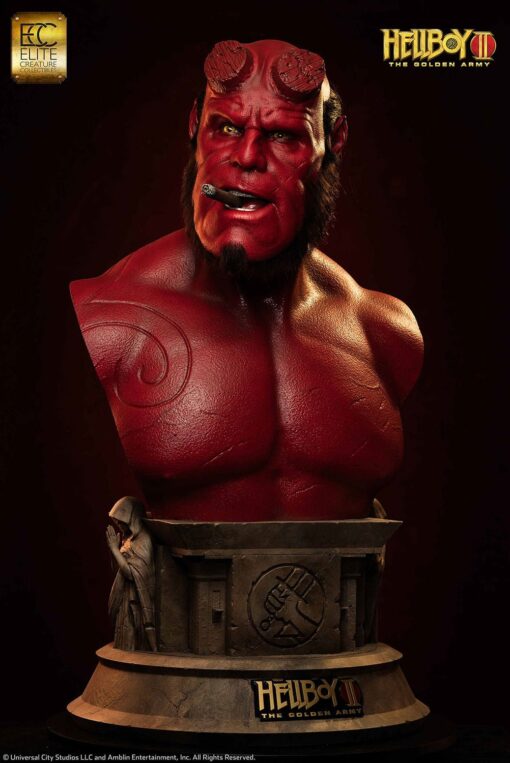 Hellboy Life-Size Bust - By Elite Creature Collectibles