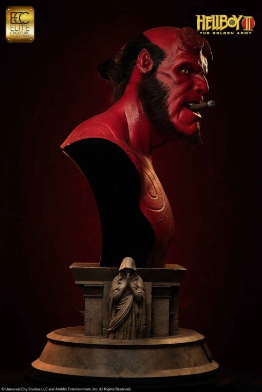 Hellboy Life-Size Bust - By Elite Creature Collectibles - Image 6