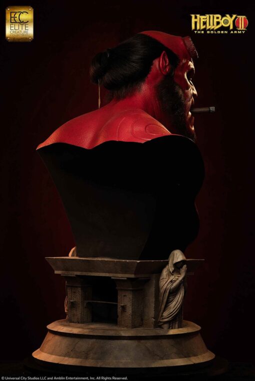 Hellboy Life-Size Bust - By Elite Creature Collectibles - Image 7