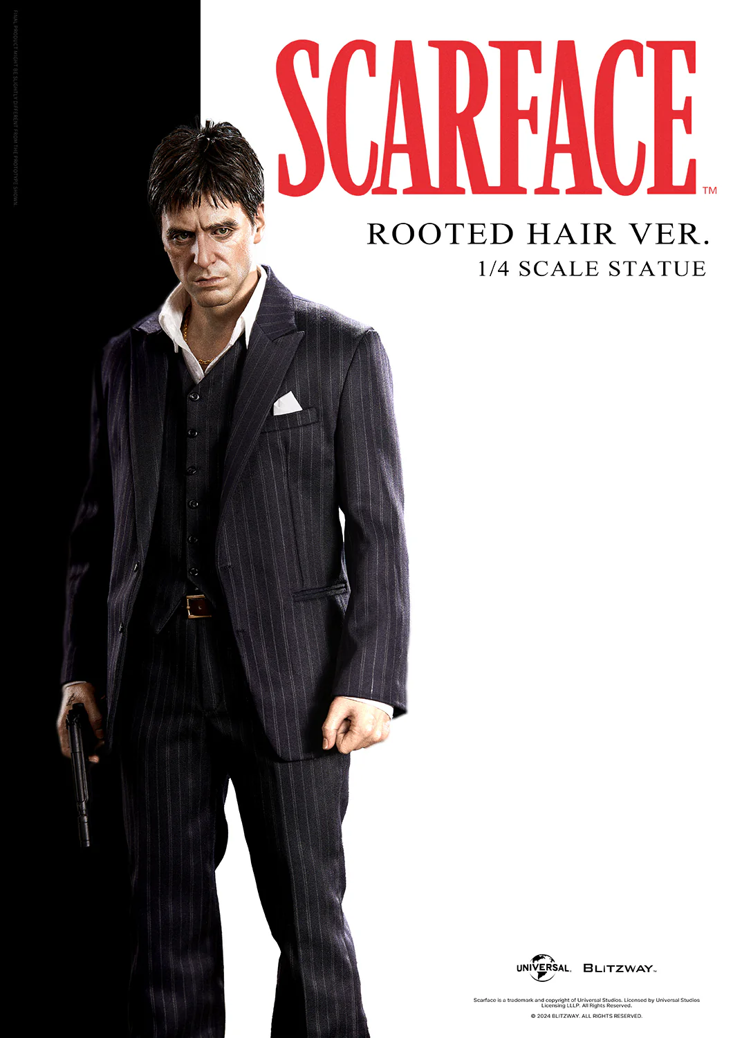 BLITZWAY 1/4 Scarface Rooted Hair Ver. - Image 15