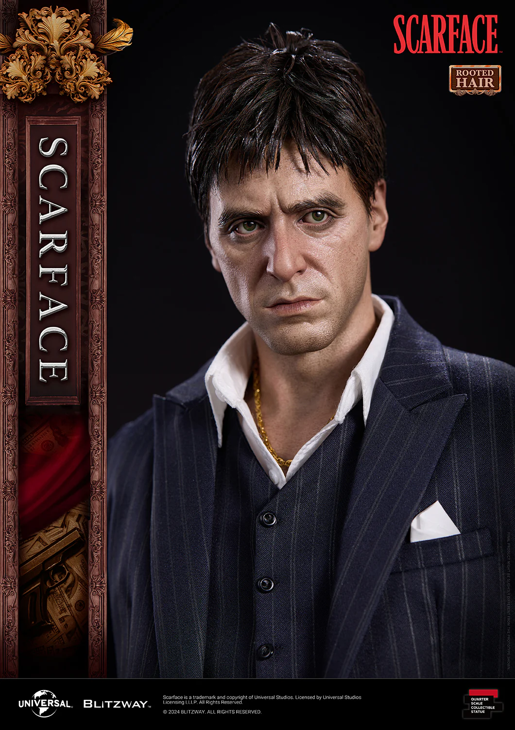 BLITZWAY 1/4 Scarface Rooted Hair Ver. - Image 2