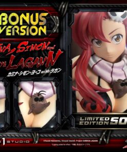 Alternative view of Tengen Toppa Gurren Lagann Kamina, Simon & Yoko with Lagann "Our Hearts Pierce the Skies!"  DX Bonus Version By Prime 1 Studios