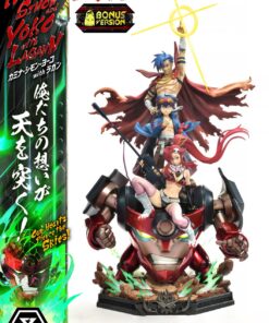 Tengen Toppa Gurren Lagann Kamina, Simon & Yoko with Lagann "Our Hearts Pierce the Skies!" DX Bonus Version By Prime 1 Studios - Image 3