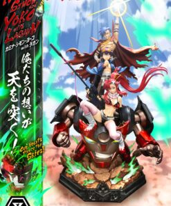 Tengen Toppa Gurren Lagann Kamina, Simon & Yoko with Lagann "Our Hearts Pierce the Skies!"  DX Bonus Version By Prime 1 Studios