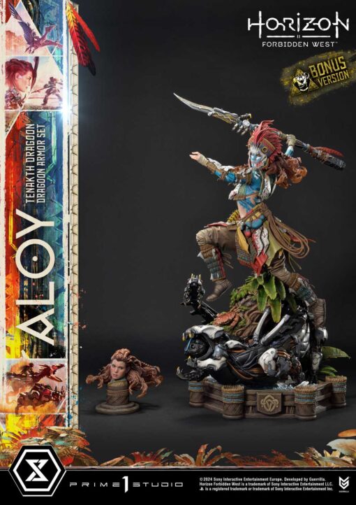 Ultimate Premium Masterline Horizon Forbidden West Aloy Tenakth Dragoon Armor Set Bonus Version - Prime1Studio - Image 36