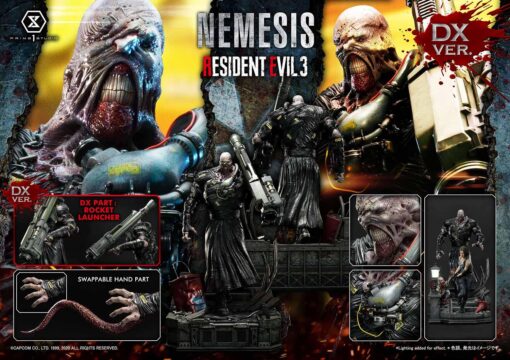 Resident Evil 3 Nemesis & Jill Valentine 1/4 Scale Statue Deluxe Version SET ORDER - BY Prime 1 Studios - Image 3