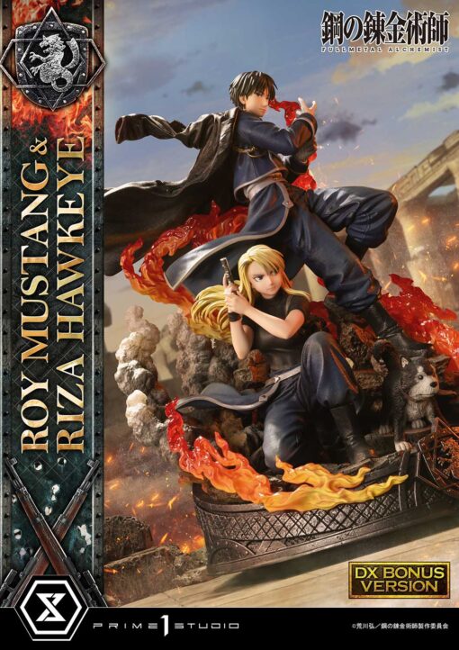 Concept Masterline Fullmetal Alchemist Roy Mustang & Riza Hawkeye Deluxe Bonus Version - Prime1Studio