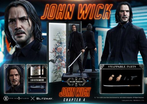 Premium Masterline John Wick: Chapter 4 (Film) John Wick Deluxe Bonus version - Prime1Studio - Image 10