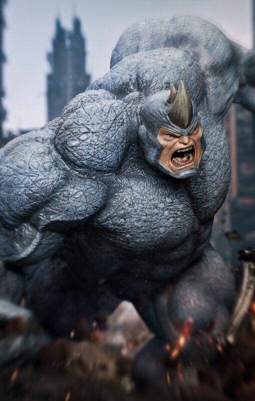 Statue Rhino - Spider-man vs Villains Diorama - BDS Art Scale 1/10 - Iron Studios - Image 16